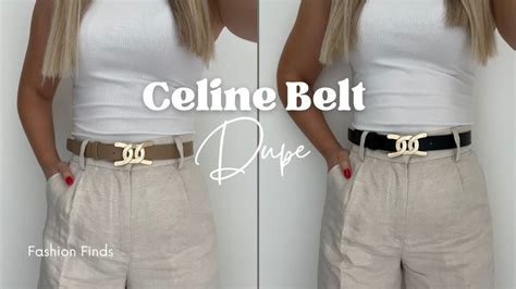 celine western belt dupe|celine triomphe belt trend.